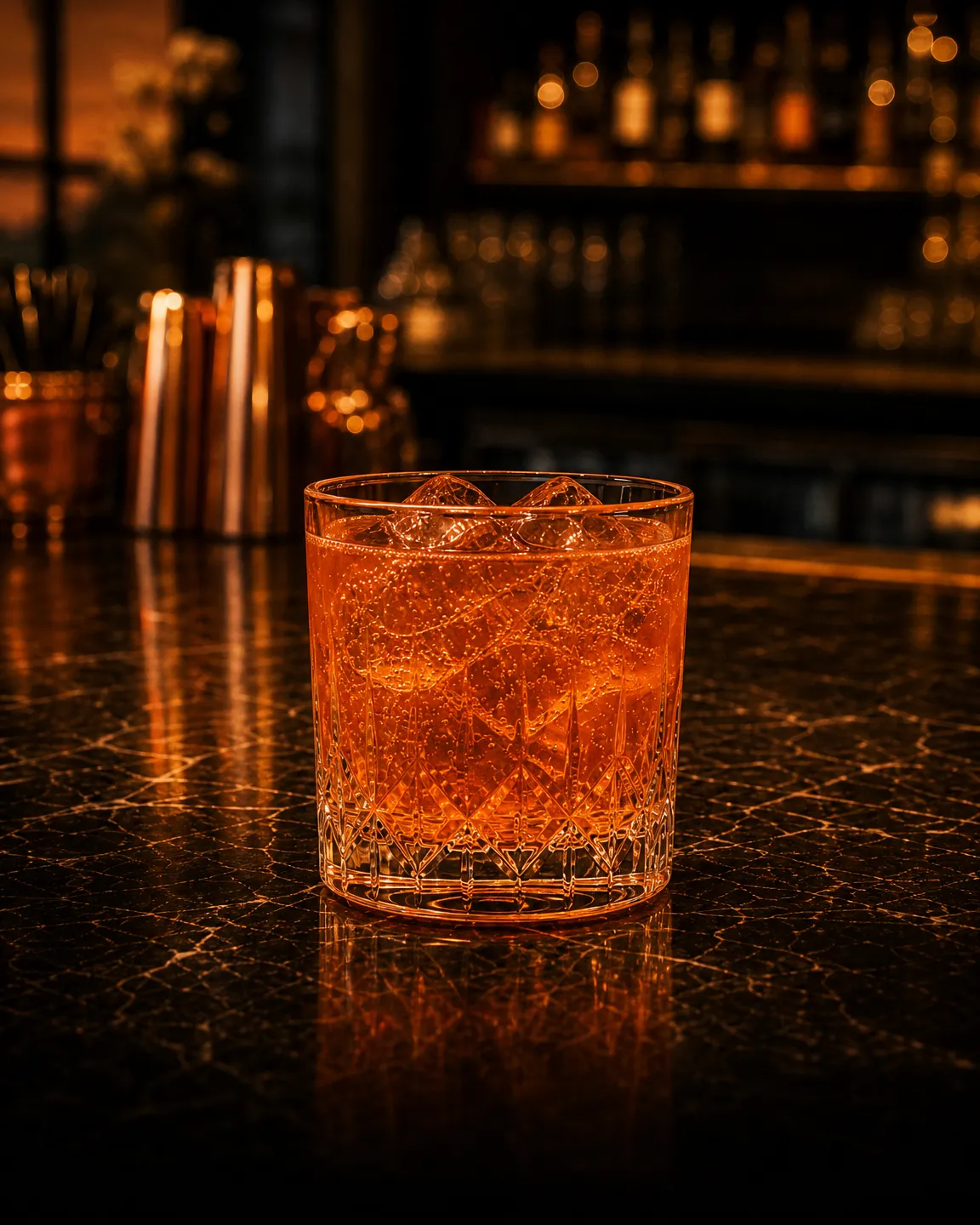 A.P. Ronik, cocktail aperitivo. Bicchiere: Old Fashioned o Tumbler Basso