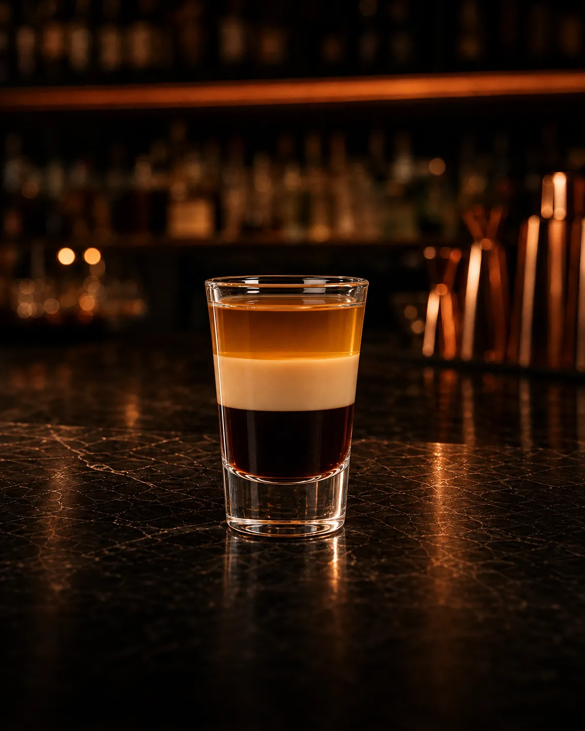 B-52, cocktail dopocena. Bicchiere: Shooter o Shot