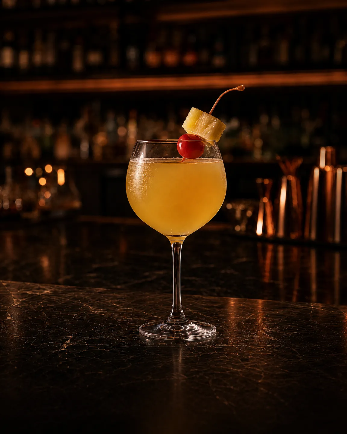 Beach Volley, cocktail dopocena. Bicchiere: Goblet o Calice Grande
