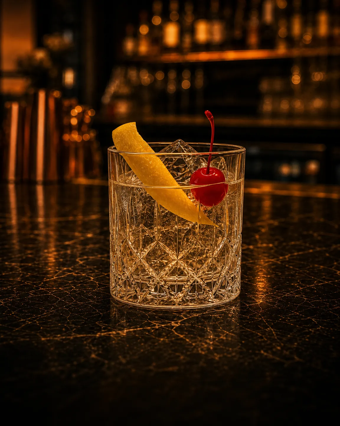 Casino, cocktail aperitivo. Bicchiere: Old Fashioned o Tumbler Basso