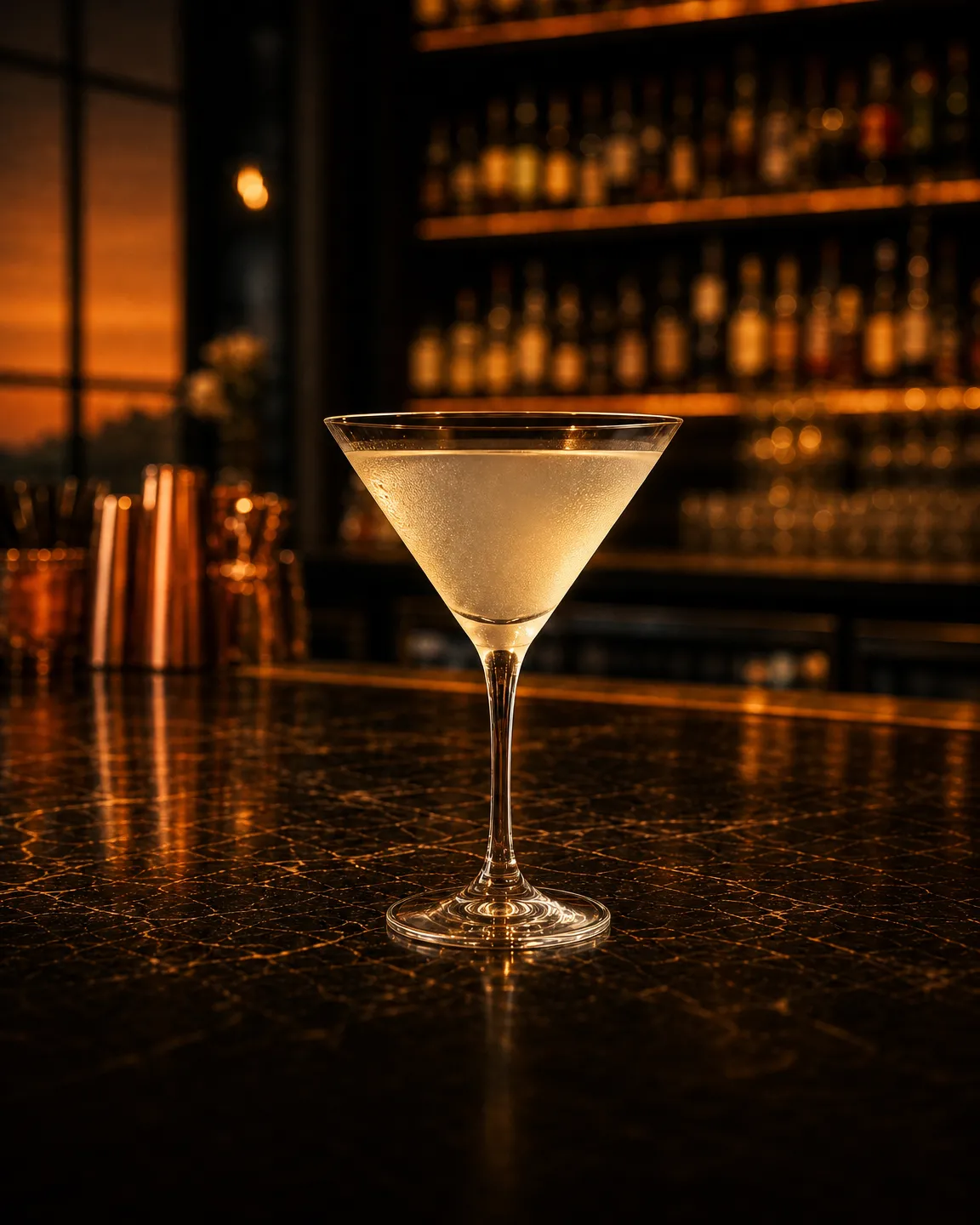 Daiquiri, cocktail aperitivo. Bicchiere: Coppa cocktail (Martini)