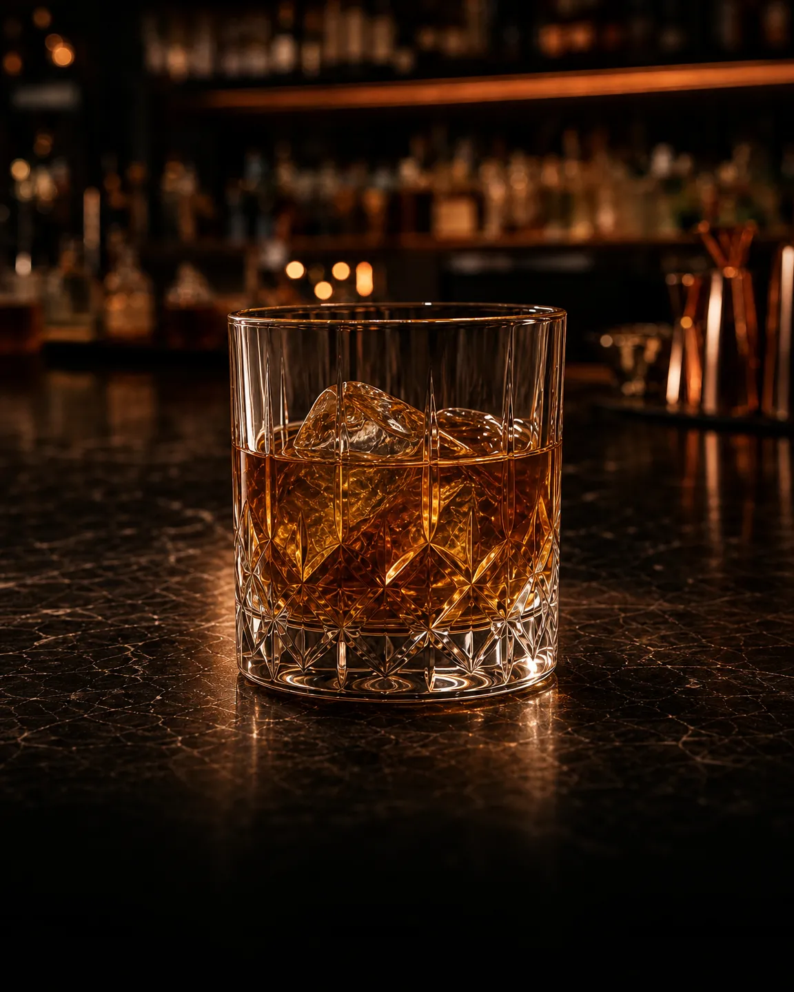 Godfather, cocktail dopocena. Bicchiere: Old Fashioned o Tumbler Basso
