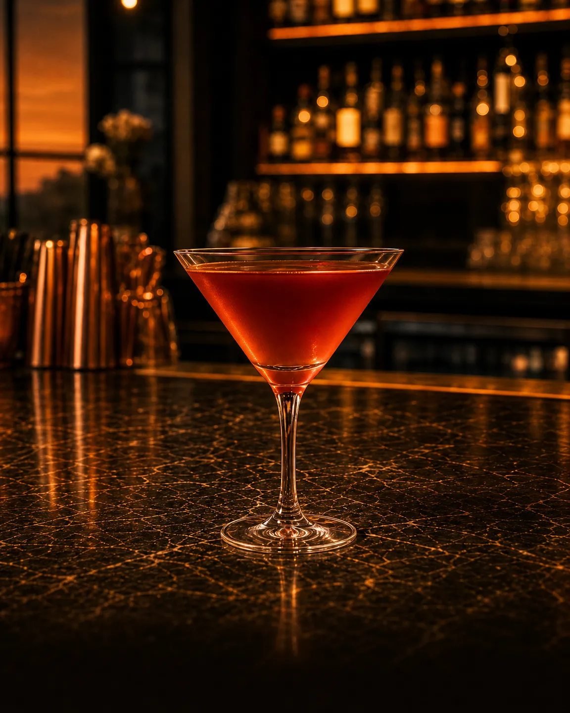 Mary Pickford, cocktail aperitivo. Bicchiere: Coppa cocktail (Martini)