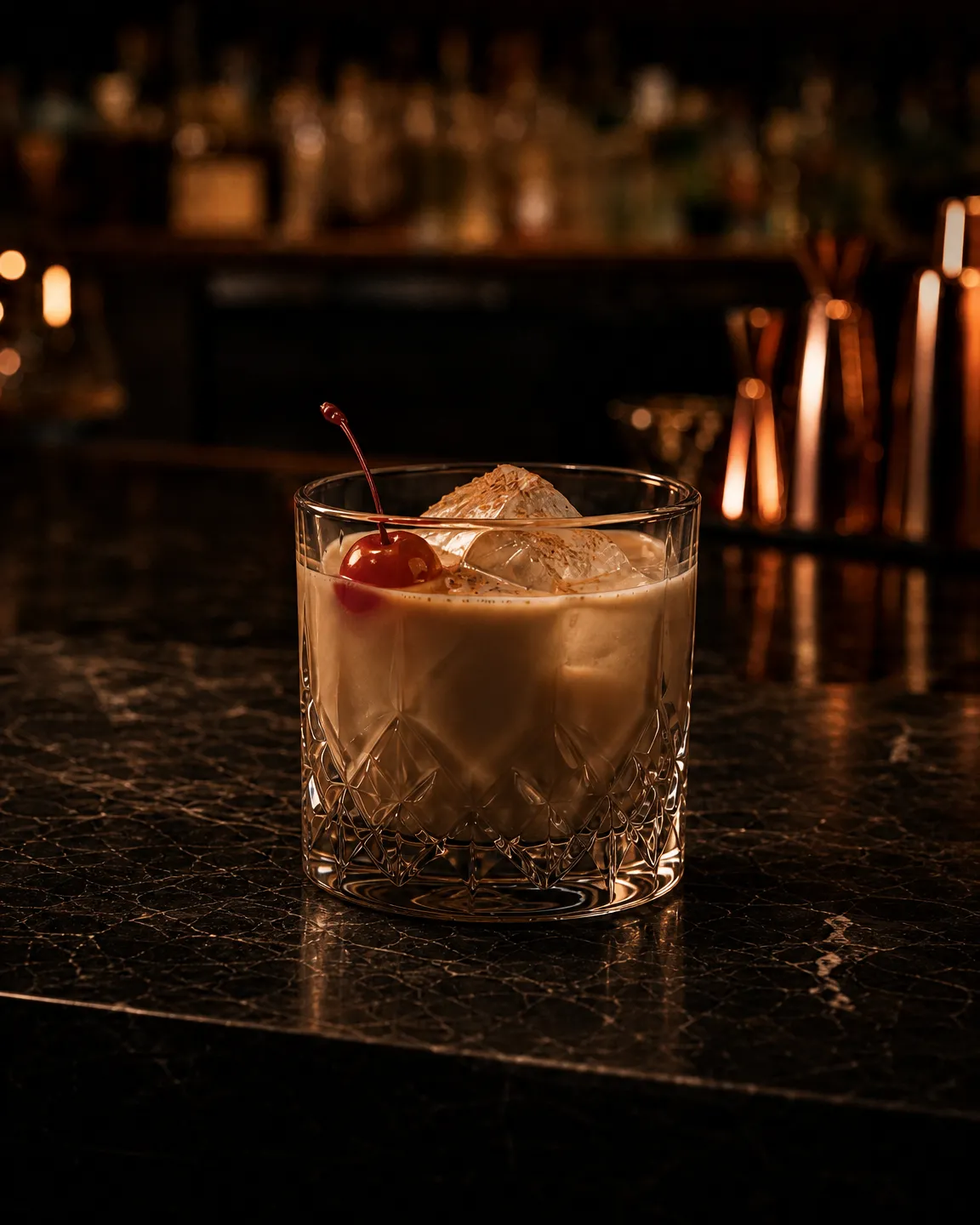 Mudslide, cocktail dopocena. Bicchiere: Old Fashioned o Tumbler Basso