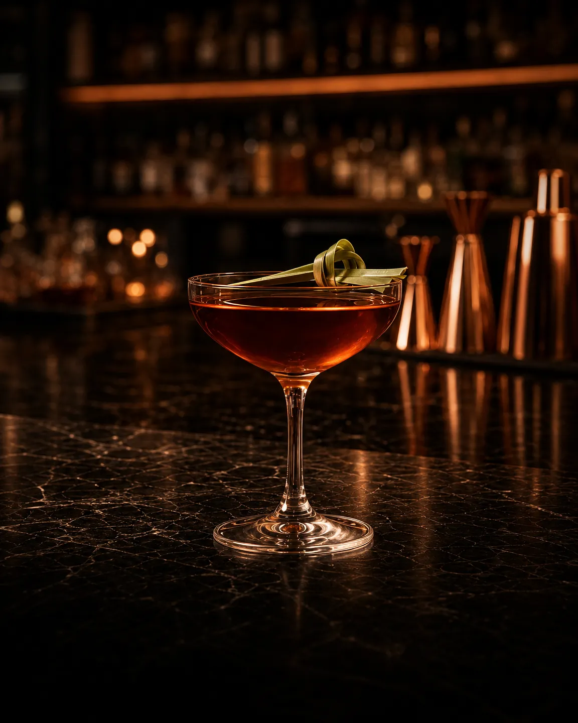 Nippon Cocktail, cocktail dopocena. Bicchiere: Coppetta da cocktail