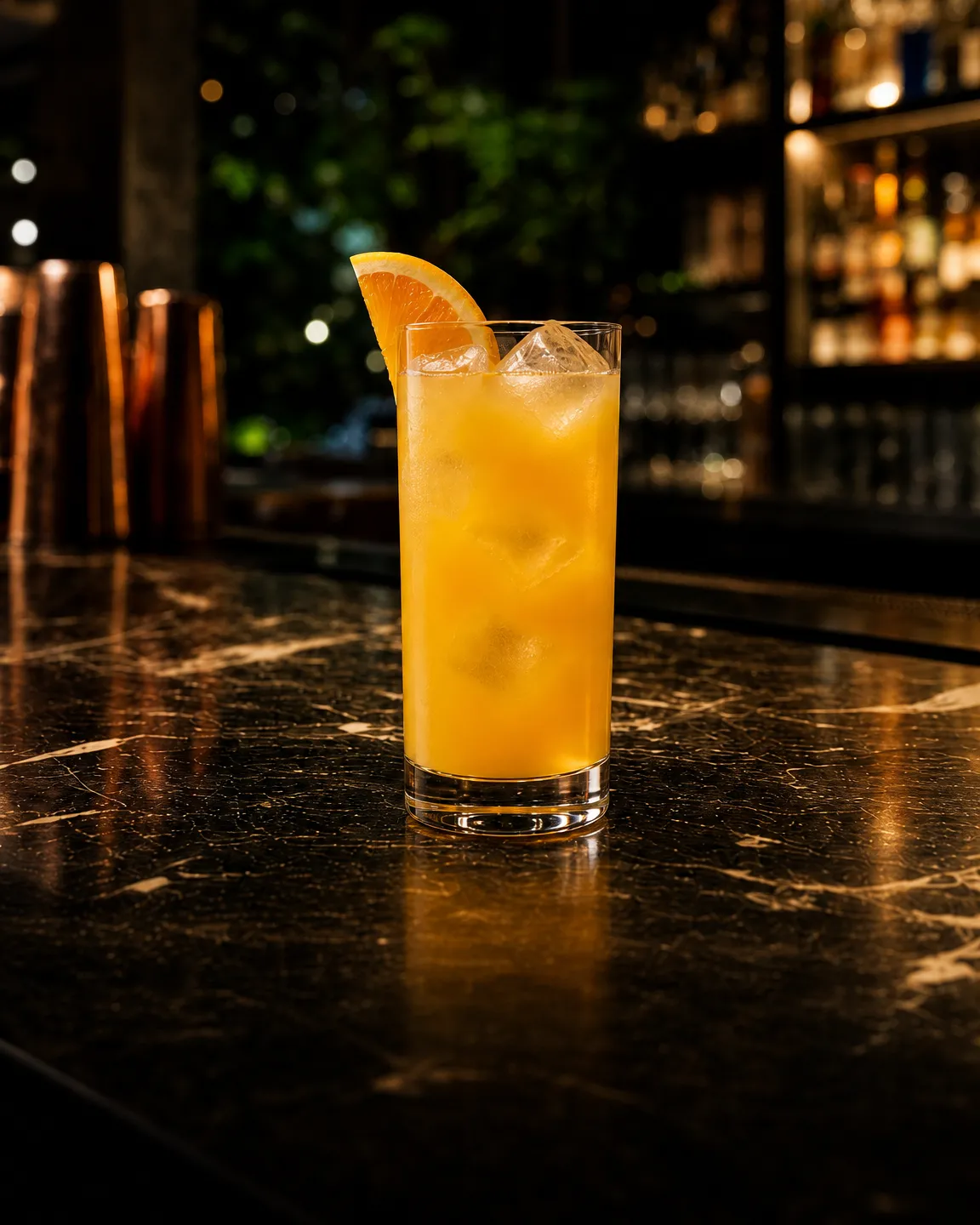 Screwdriver, long drink. Bicchiere: Highball o Tumbler Medio